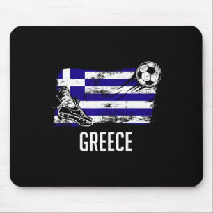 Tapis De Souris Maillot drapeau grec Équipe de football grecque Gr
