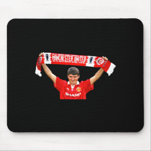 Tapis De Souris Maillot Umbro de football vintage rétro Roy Keane