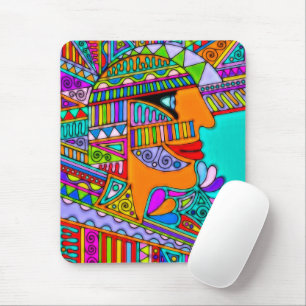 Tapis De Souris Main tirée par EDDArt - Pharaon 1