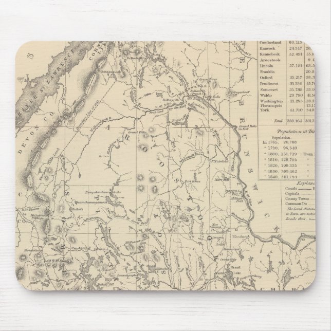 Tapis De Souris Maine 4 (Devant)