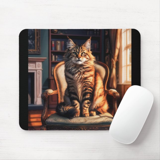 Tapis De Souris Maine Coon (Avec souris)
