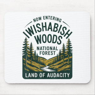 Tapis De Souris Maintenant, entrée dans la forêt nationale de I Wi