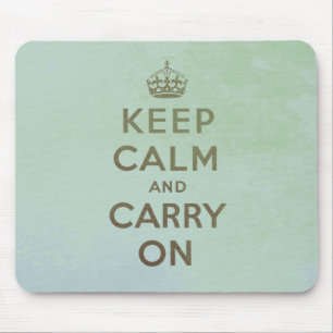 Tapis De Souris Maintenez calme et continuez Mousepad