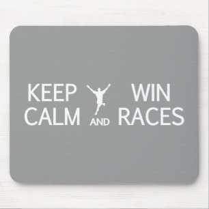 Tapis De Souris Maintenez mousepad calme et de victoire de courses