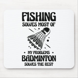 Tapis De Souris Mais dans ma tête, je joue à Badminton Player Shut