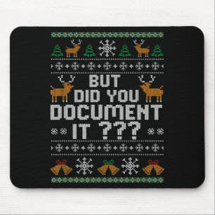 Tapis De Souris Mais n'avez-vous pas fait un Noël moche, Hr Humo d