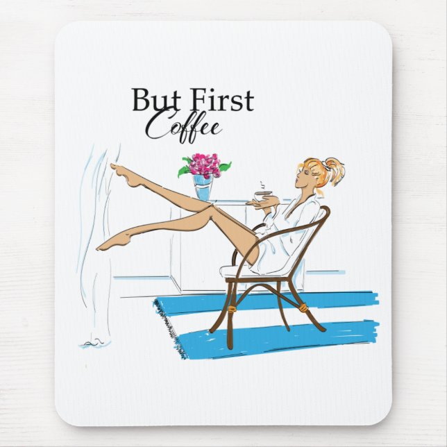 Tapis De Souris Mais Premier café Mousepad (Devant)