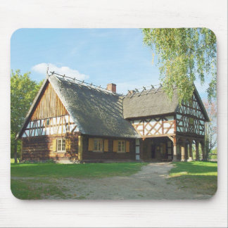 Tapis De Souris Maison ancienne en bois - Mousepad
