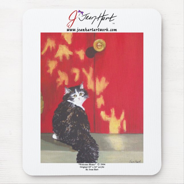 Tapis De Souris Maison bienvenue (Devant)