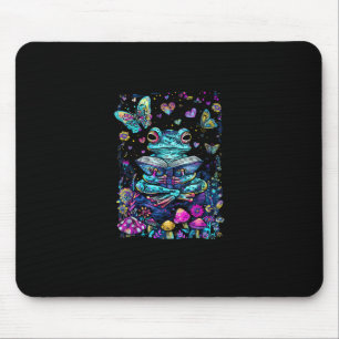 Tapis De Souris Maison de campagne esthétique grenouille Goblincor