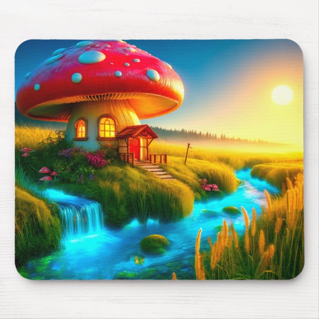 Tapis De Souris Maison de champignons (Devant)