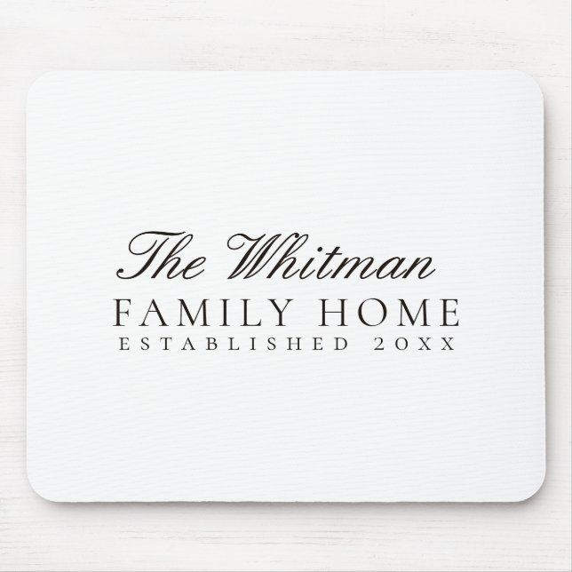Tapis De Souris Maison de la famille White (Devant)
