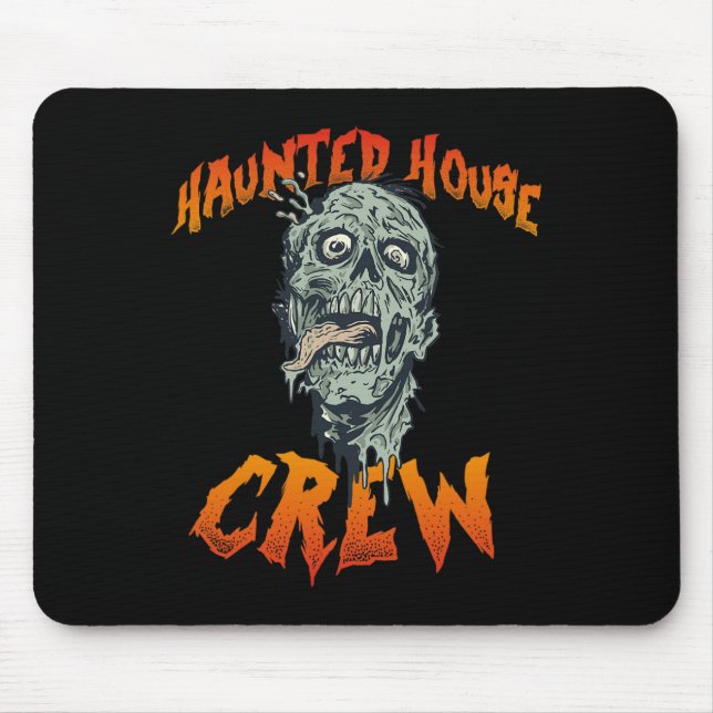 Tapis De Souris Maison de l'équipage - Halloween (Devant)