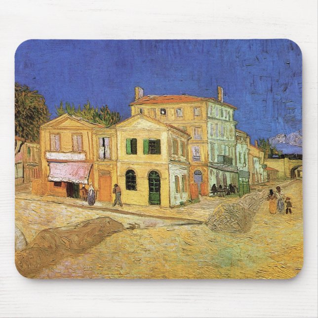 Tapis De Souris Maison de Vincent à Arles par Vincent van Gogh (Devant)