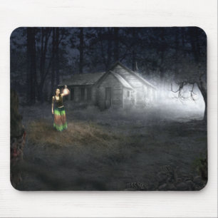 Tapis De Souris Maison d'horreur d'Halloween