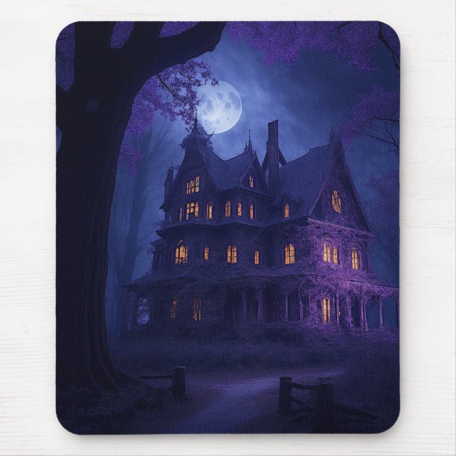 Tapis De Souris Maison hantée sur la colline (Devant)