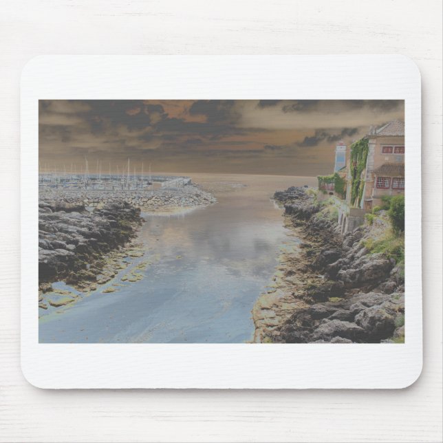 Tapis De Souris Maison légère en Cascais Portugal (Devant)