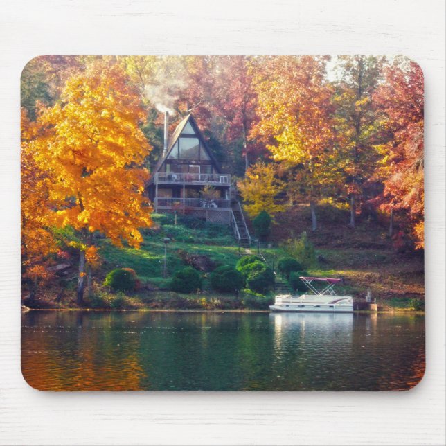 Tapis De Souris Maison sur le lac (Devant)