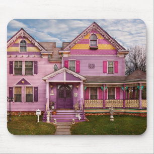 Tapis De Souris Maison - Victorienne - J'adore les couleurs vives