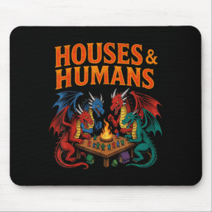 Tapis De Souris Maisons de jeu Humains Drôle Parodie RPG Joueur Ho