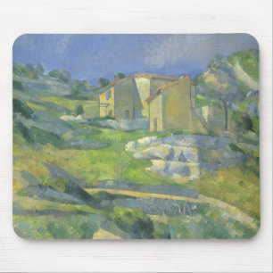 Tapis De Souris Maisons en Provence par Paul Cezanne, Art Vintage
