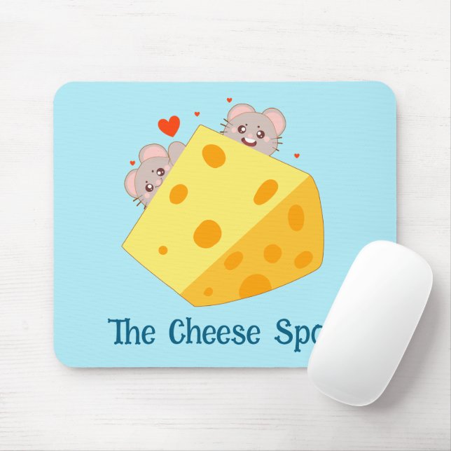 Tapis De Souris Maisons Et Fromage (Avec souris)
