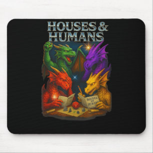 Tapis De Souris Maisons Et Humains Roman De Nouveauté Drôle Rpg Jo