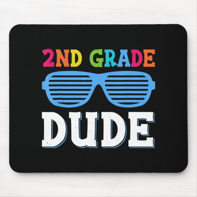 Tapis De Souris Maître de 2e année Enseignants de 2e année Étudian (Devant)
