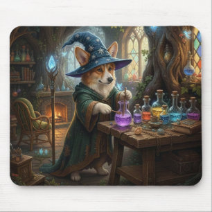 Tapis De Souris Maître des Potions Corgi