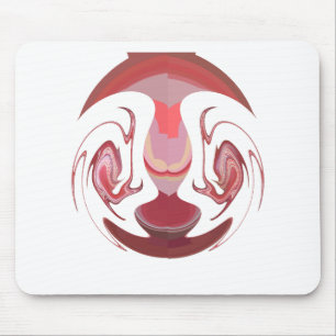 Tapis De Souris Majesté Marron : Rayonnement Rustique Africain Tex