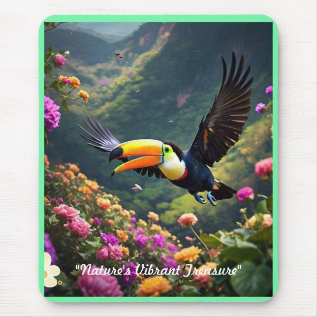 Tapis De Souris "Majesté tropicale" (Devant)