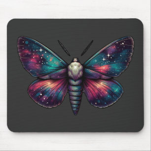 Tapis De Souris Majestic Céleste Moth - Space Mystic