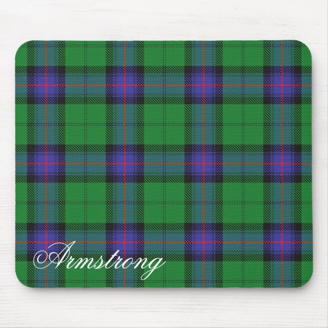 Tapis De Souris Majestic Scottish Clan Armstrong Tartan (Devant)