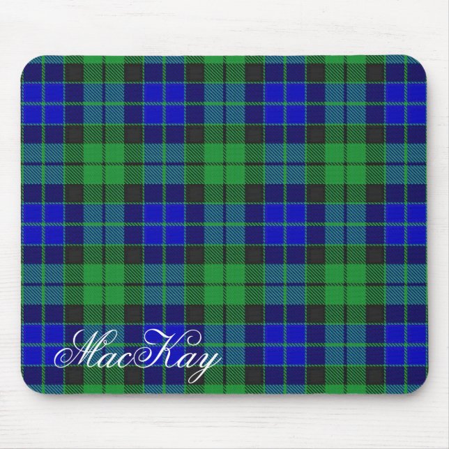 Tapis De Souris Majestic Scottish Clan MacKay Tartan (Devant)