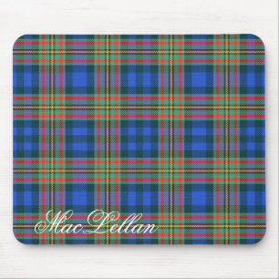 Tapis De Souris Majestic Scottish Clan MacLellan Tartan