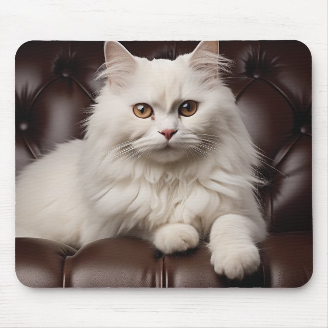 Tapis De Souris Majestic white cat (Devant)