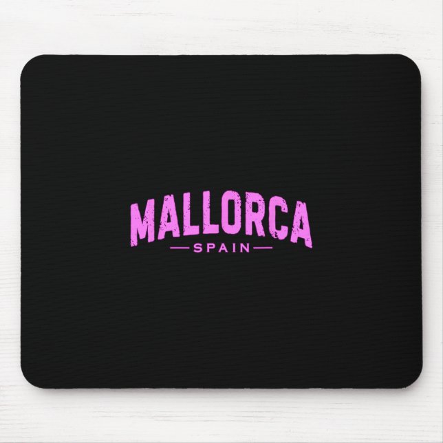 Tapis De Souris Majorque Espagne Learic Îles Vacances Été Plage (Devant)
