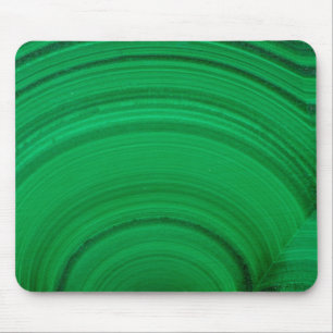 Tapis De Souris Malachite verte en gros plan