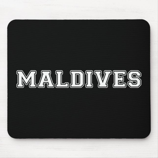 Tapis De Souris Maldives (Devant)