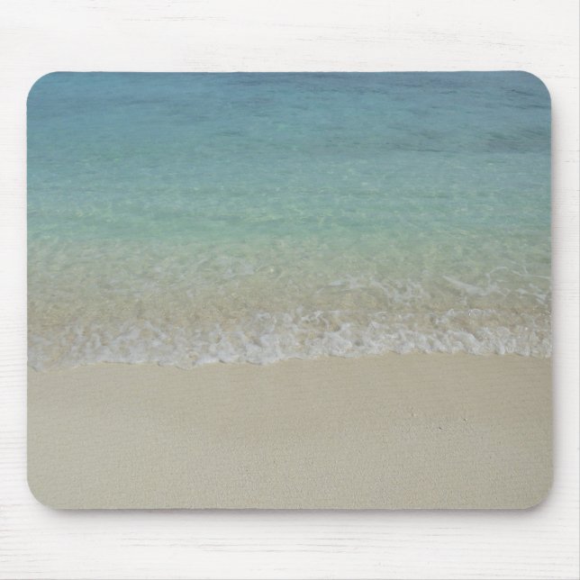 Tapis De Souris Maldives Modèle Custom Sea Sky Sand élégant (Devant)
