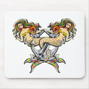 Tapis De Souris Malheureusement sirènes à l'ancre