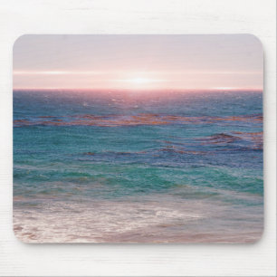 Tapis De Souris Malibu Ocean Sunset Beach Art Souris