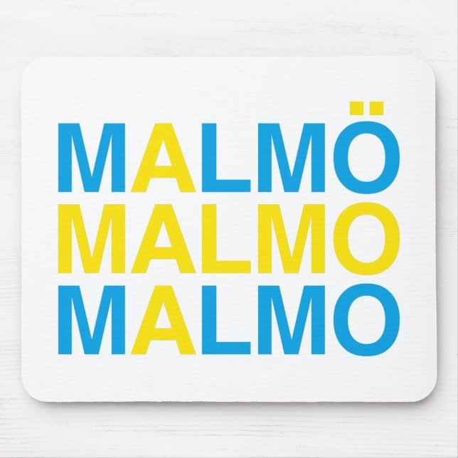 Tapis De Souris MALMO Swedish Flag (Devant)