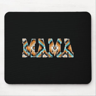Tapis De Souris mama aztéque occidentale cuir de vache pays fête d