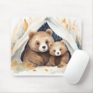 Tapis De Souris Mama Bear and Cub