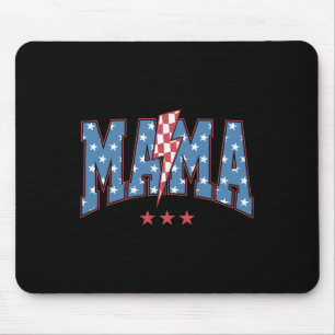 Tapis De Souris Mama Dada Mini 4 juillet Famille Américaine Matchi