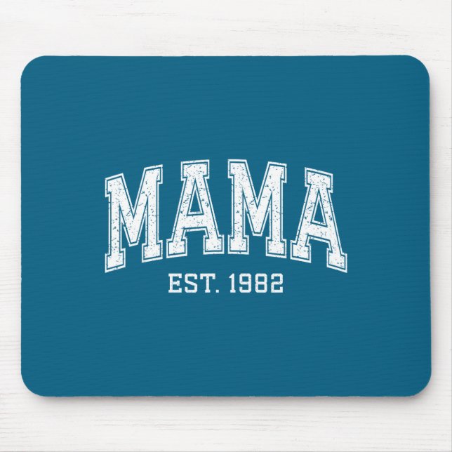 Tapis De Souris Mama Est 1982 Mom D Mothers Day Ized  (Devant)