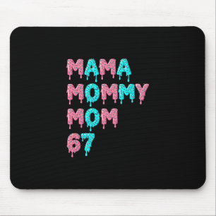 Tapis De Souris Mama Maman Maman Bruh 67 Mème drôle Argot Gen Alph