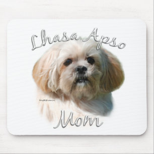 Tapis De Souris Maman 2 de Lhasa Apso