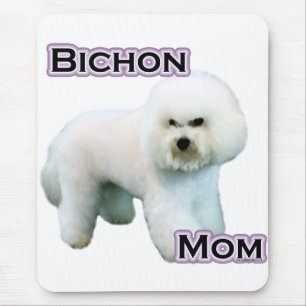 Tapis De Souris Maman 4 de Bichon Frise